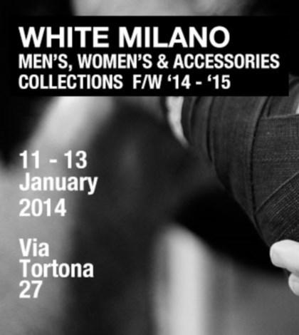 white milano fashion show